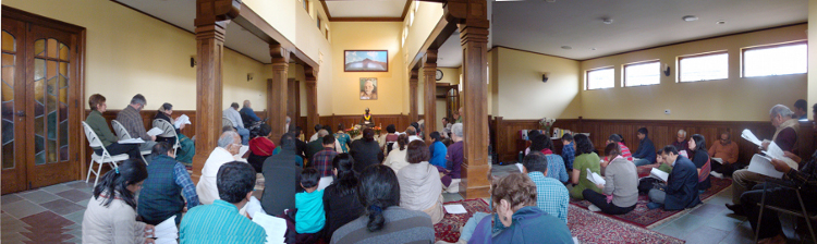 devotees gathered for Jayanti
