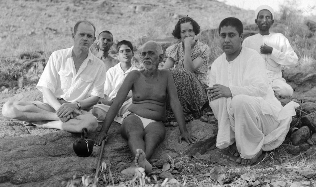 Ramana Maharshi with Devotees