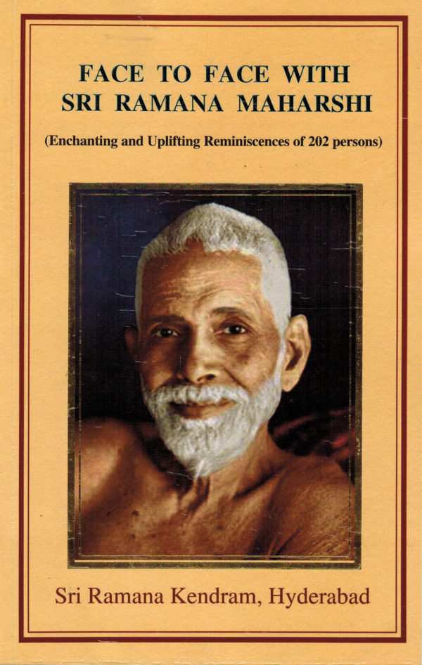 Book cover for Face to Face with Sri Ramana Maharshi